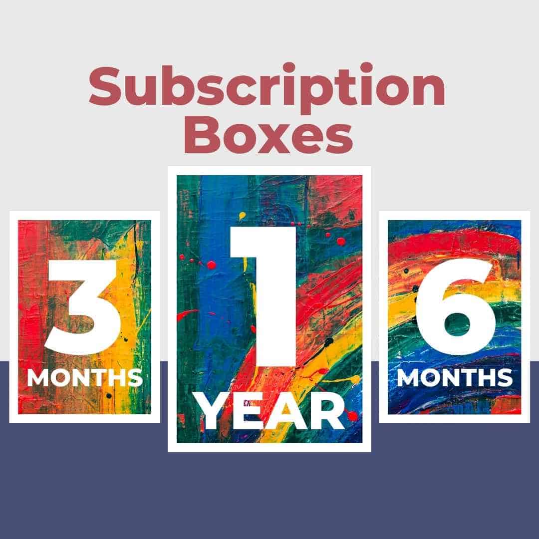 Painting By Numbers - Monthly Box Subscriptions