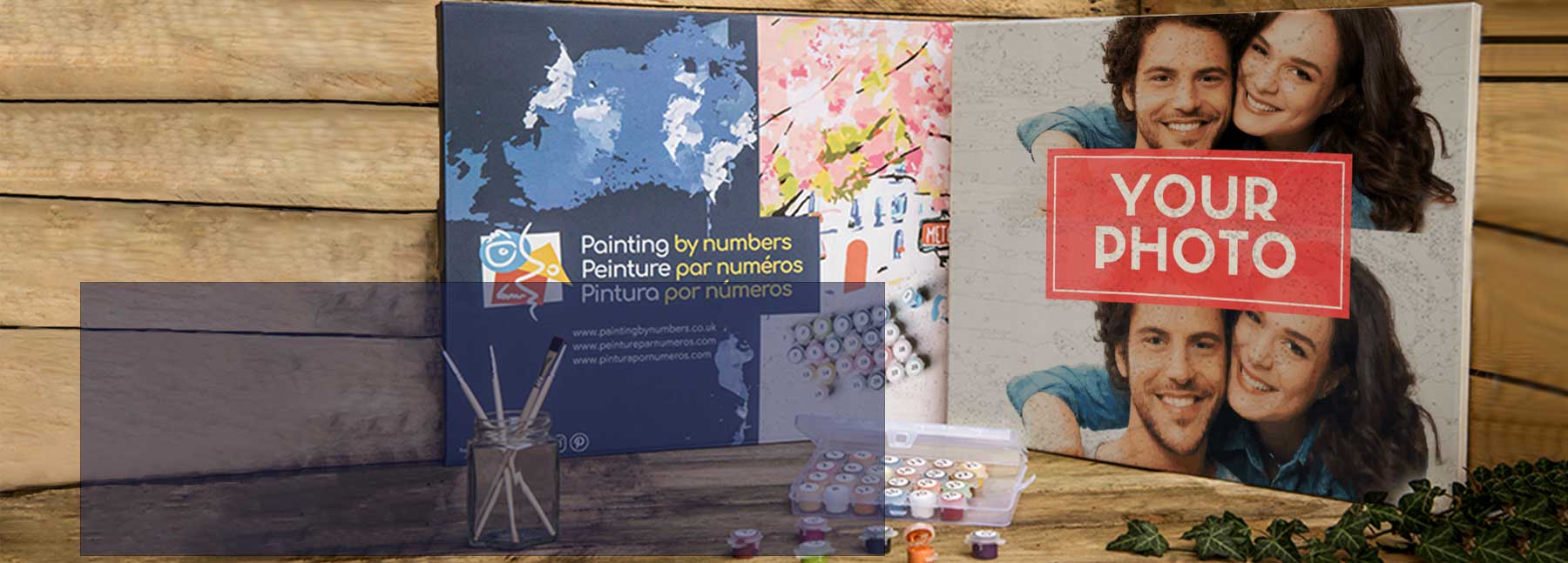 personalized paint by numbers kit