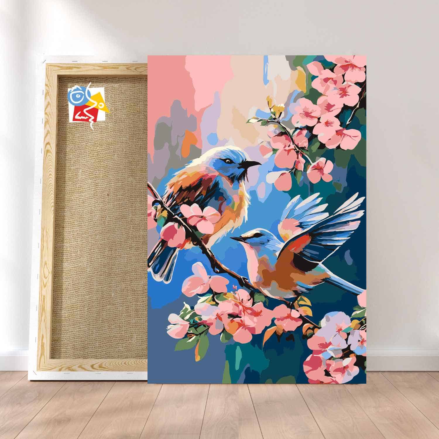 Painting By Numbers Bird Companions
