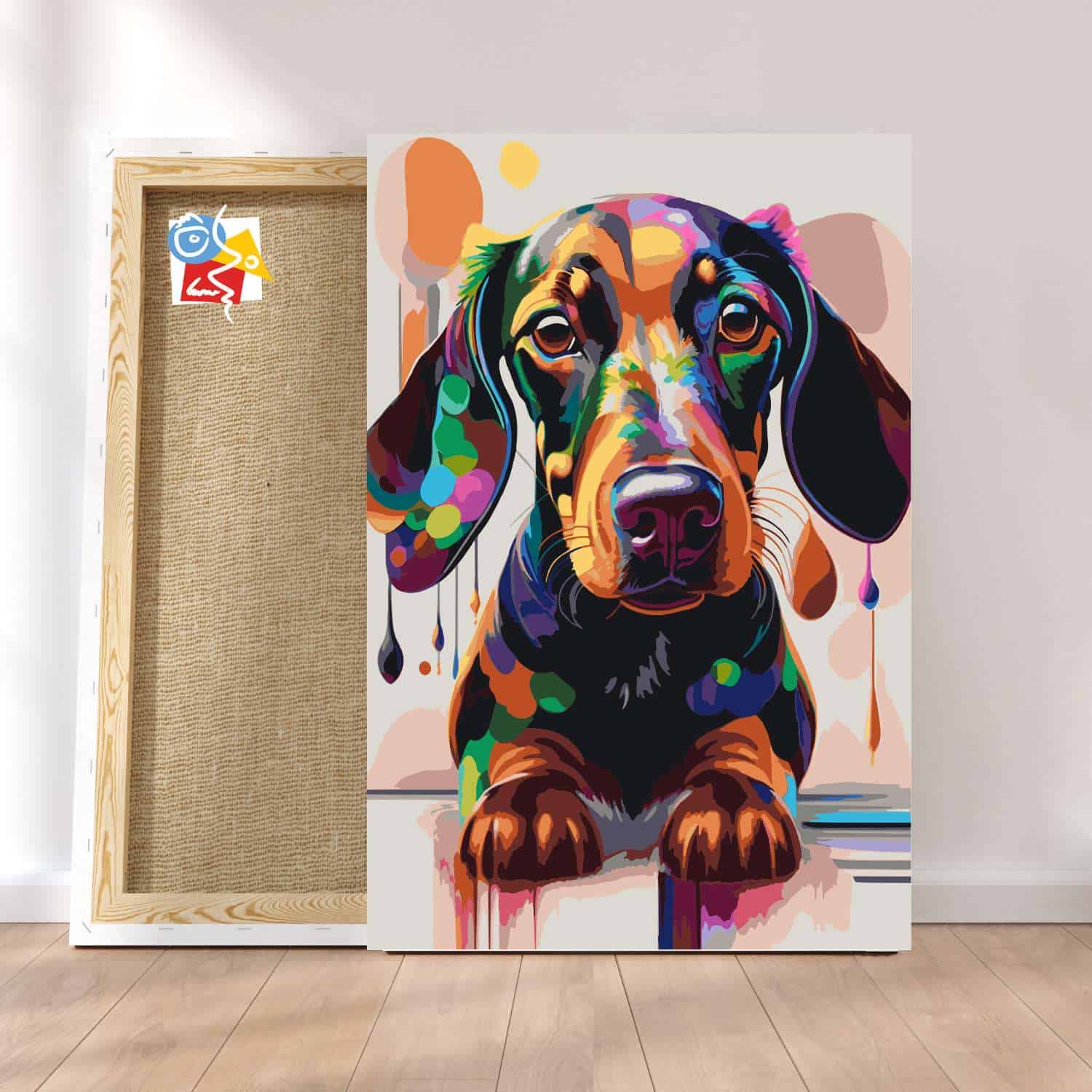 Painting by Numbers Dachshund Face