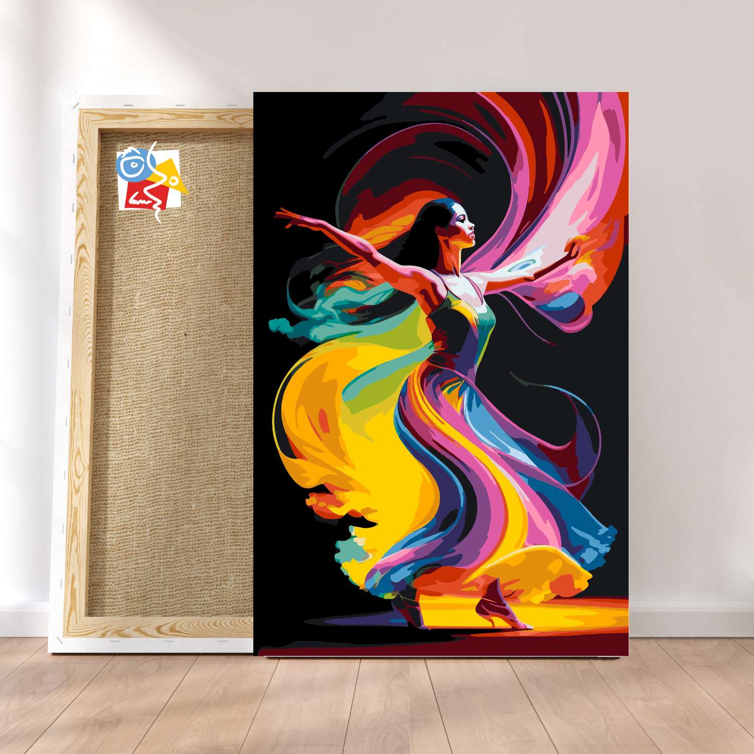 Painting by Numbers Dancer In Motion