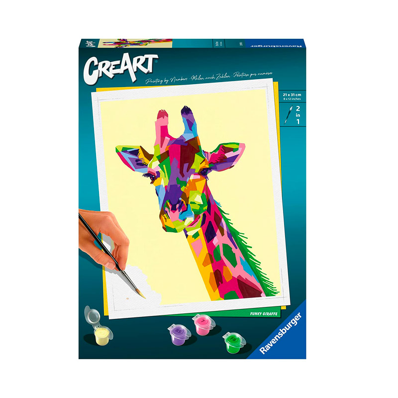 Painting by Numbers Ravensburger Creart Funky Giraffe