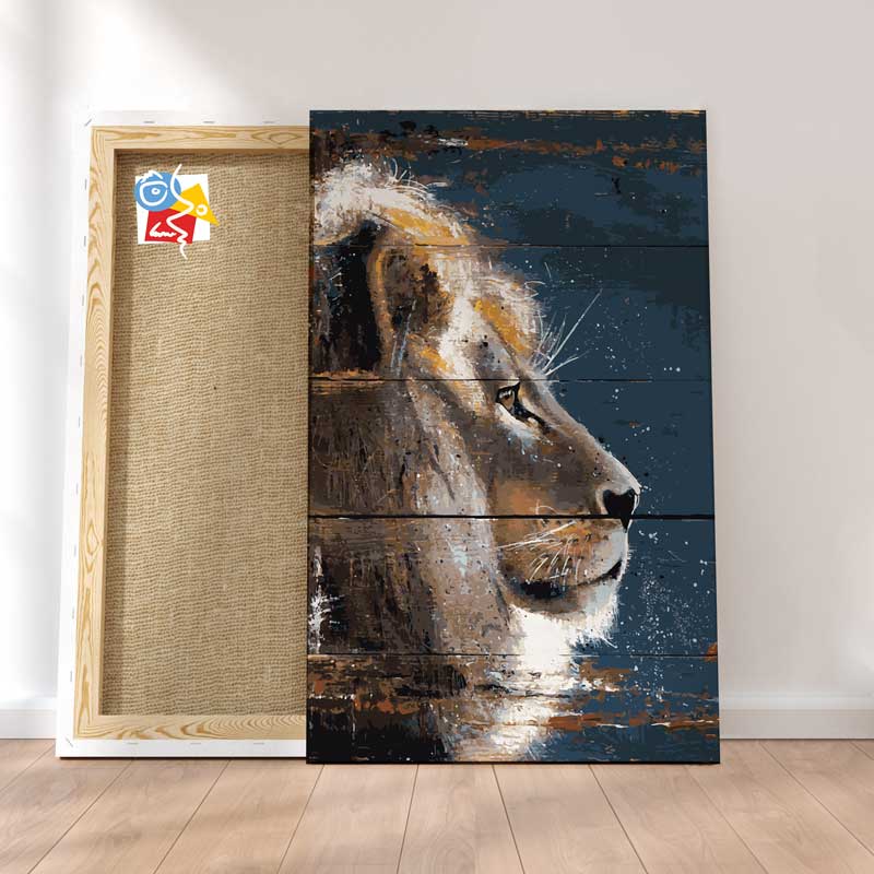 Lion On The Wood