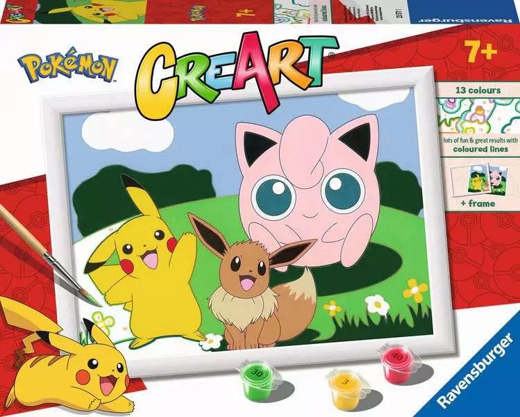 Ravensburger Malen nach Zahlen Classic Serie D Character Pokémon Abenteuer 20298