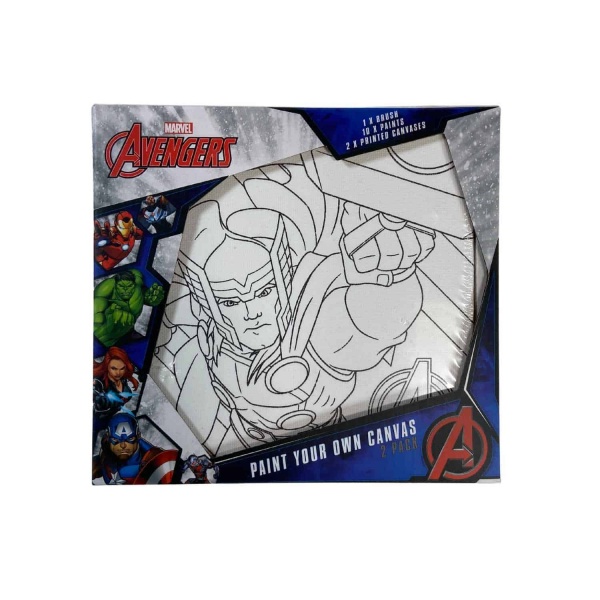 Paint Your Own Canvas 2 Pack - Avengers