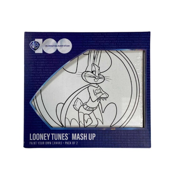 Paint Your Own Canvas 2 Pack - Looney Tunes Mash Up