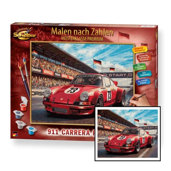 Painting By Numbers Set - Schipper - Porsche 911 Carrera RSR 2.8