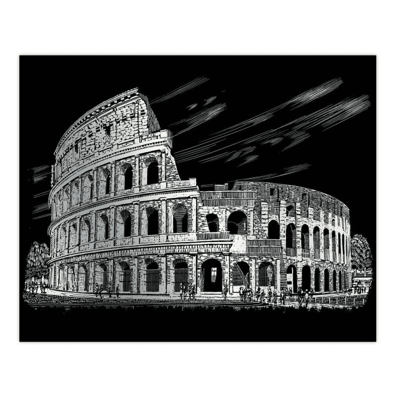 Silver Engraving Art - Coliseum